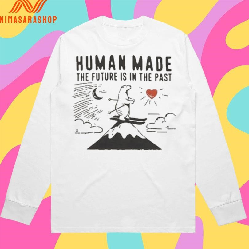 Human Made The Future Is In The Past Sun Heart Shirts