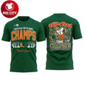 Hurricanes CFP 2026 Fiesta Bowl Champions Two Sided Shirt