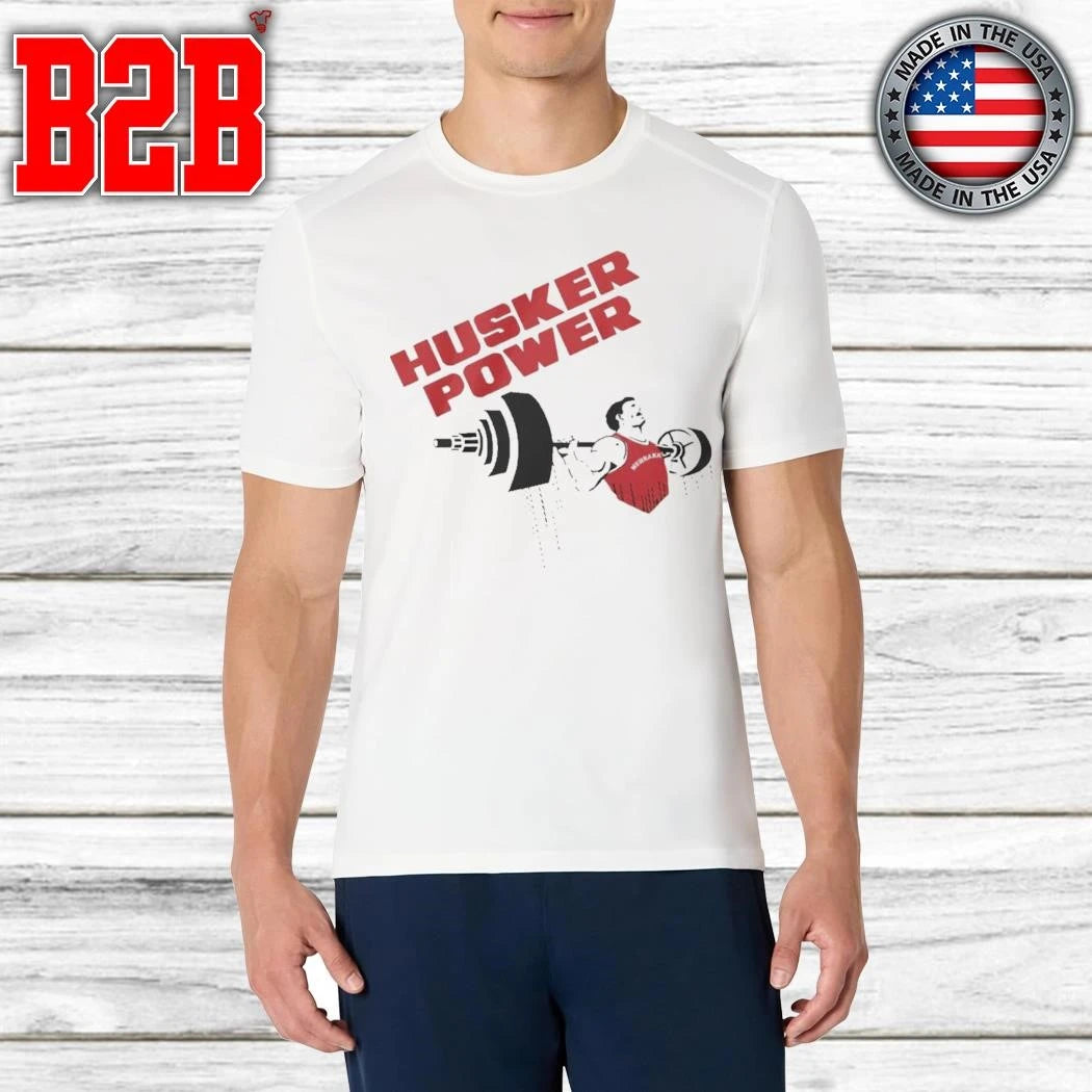 Husker Power Logo Gym Shirt