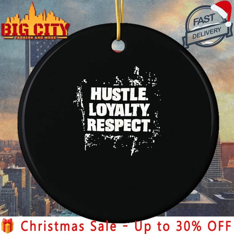 Hustle Loyalty Respect text shirt