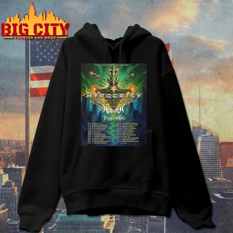 Hypocrisy Mass Hallucination Tour 2026 shirt