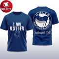 I Am Antifa Colts Against Fascism 2025 New Two Sided Shirt