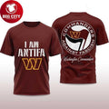 I Am Antifa Commanders Against Fascism 2025 New Two Sided Shirt