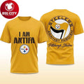 I Am Antifa Steelers Against Fascism 2025 New Two Sided Shirt