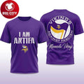 I Am Antifa Vikings Against Fascism 2025 New Two Sided Shirt