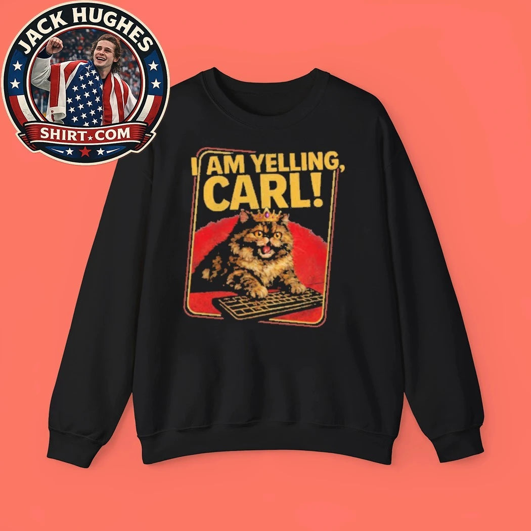 I Am Yelling, Carl Cat T-Shirt