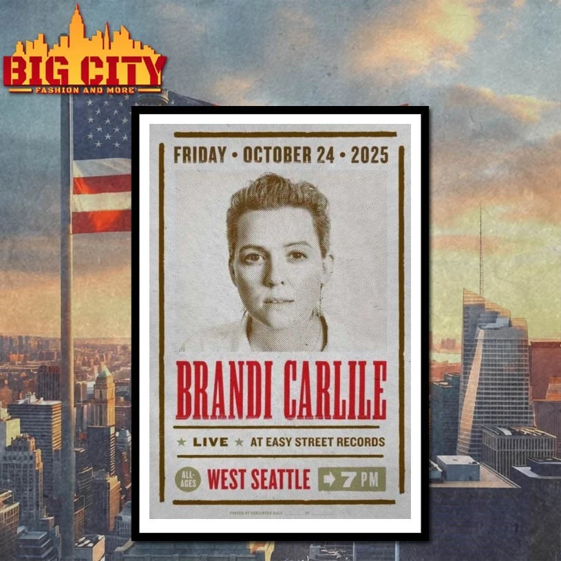I Carlile October 24 2025 West Seattle Poster Shirt