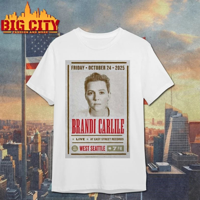 I Carlile October 24 2025 West Seattle Poster Shirt