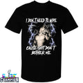I Don’t Wipe Because I Don’t Let Shit Bother Me Wolf Lightning T-shirts