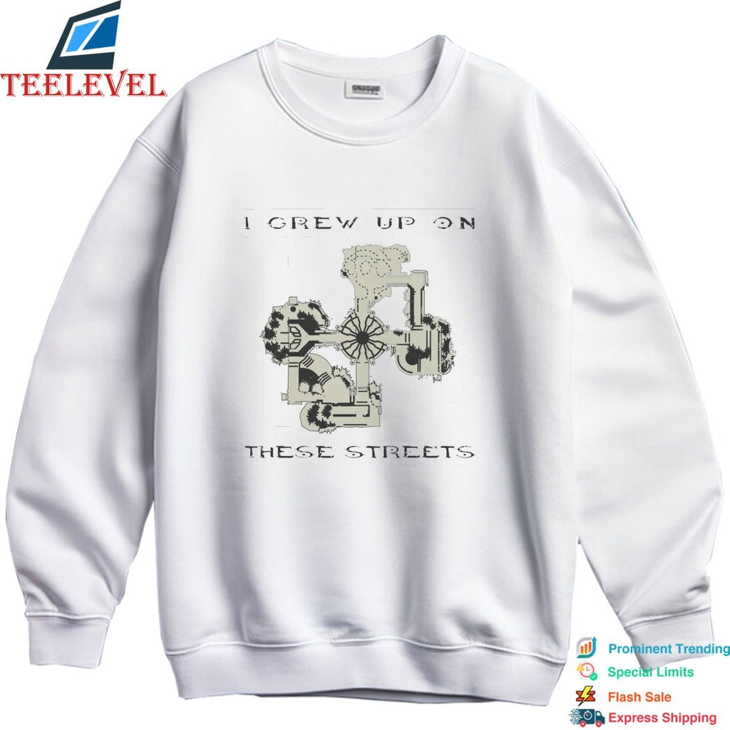 I Grew Up On These Streets T-shirts
