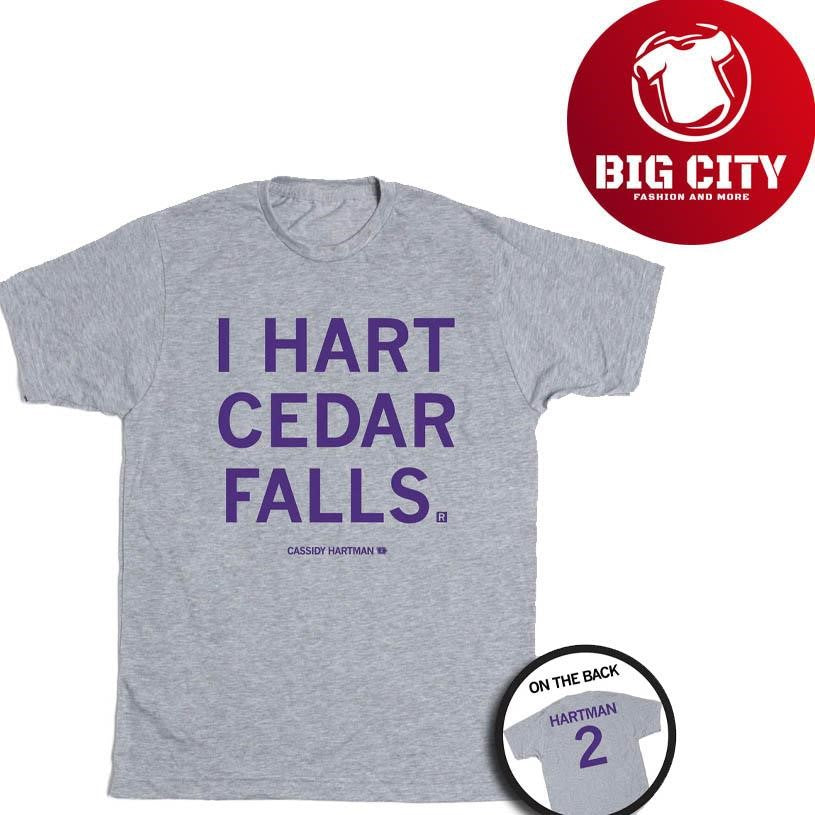 I Hart Cedar Falls Cassidy Hartman #2 Two Sided Shirt