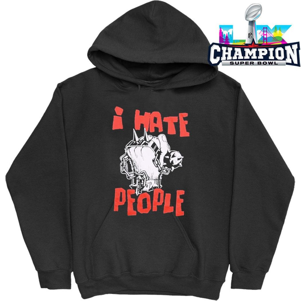 I Hate People And They Hate Me Anti-nowhere League Shirt