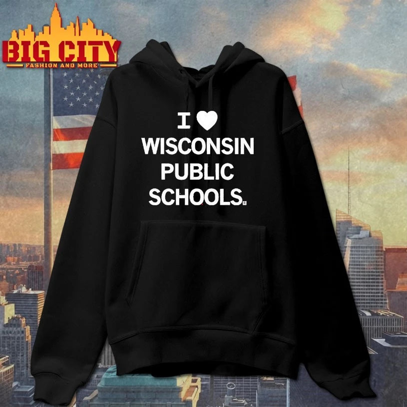 I Heart Wisconsin Public Schools Shirt