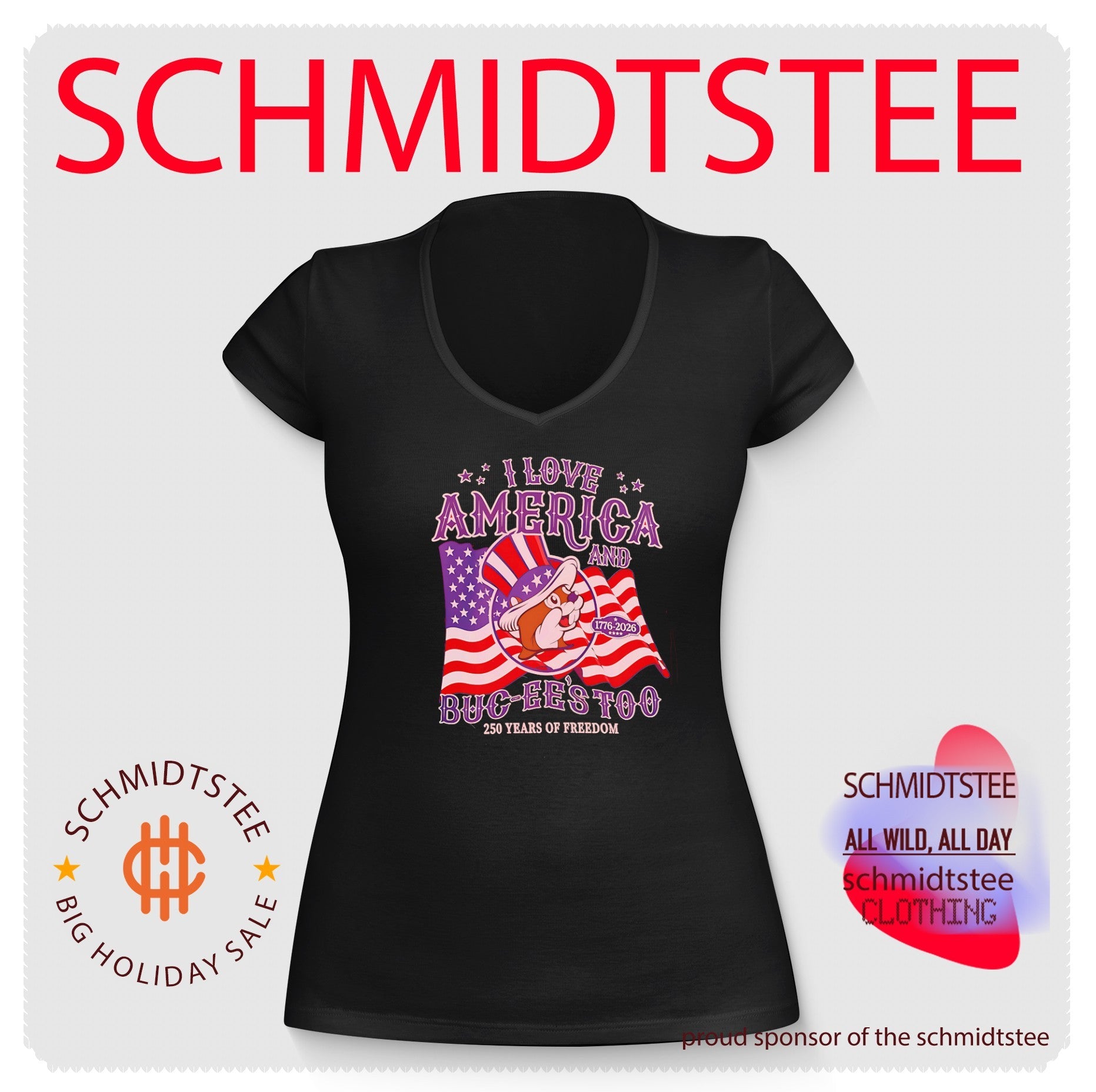 I Love America and Buc-ee’s Too 1776-2026 250 Years of Freedom shirt
