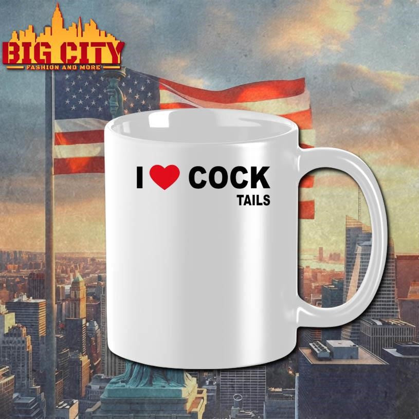 I Love Cock-Tails Heart Shirt