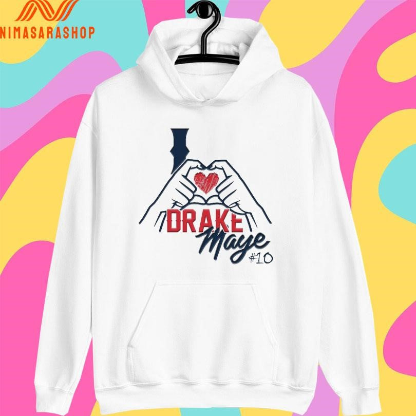 I Love Drake Maye 10 Hand Heart 2026 Shirts