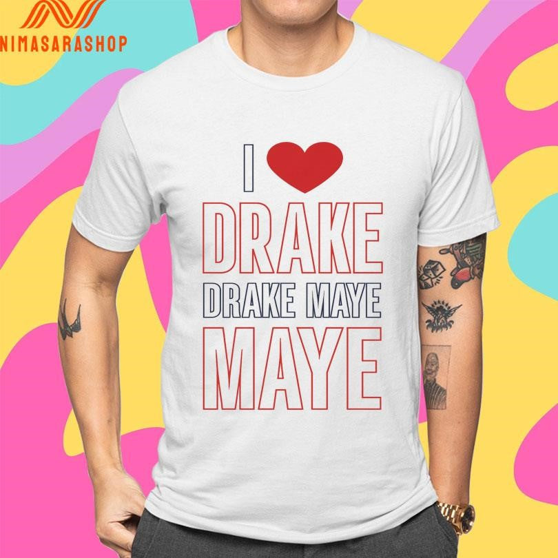 I Love Drake Maye Qb1 Fan Shirts