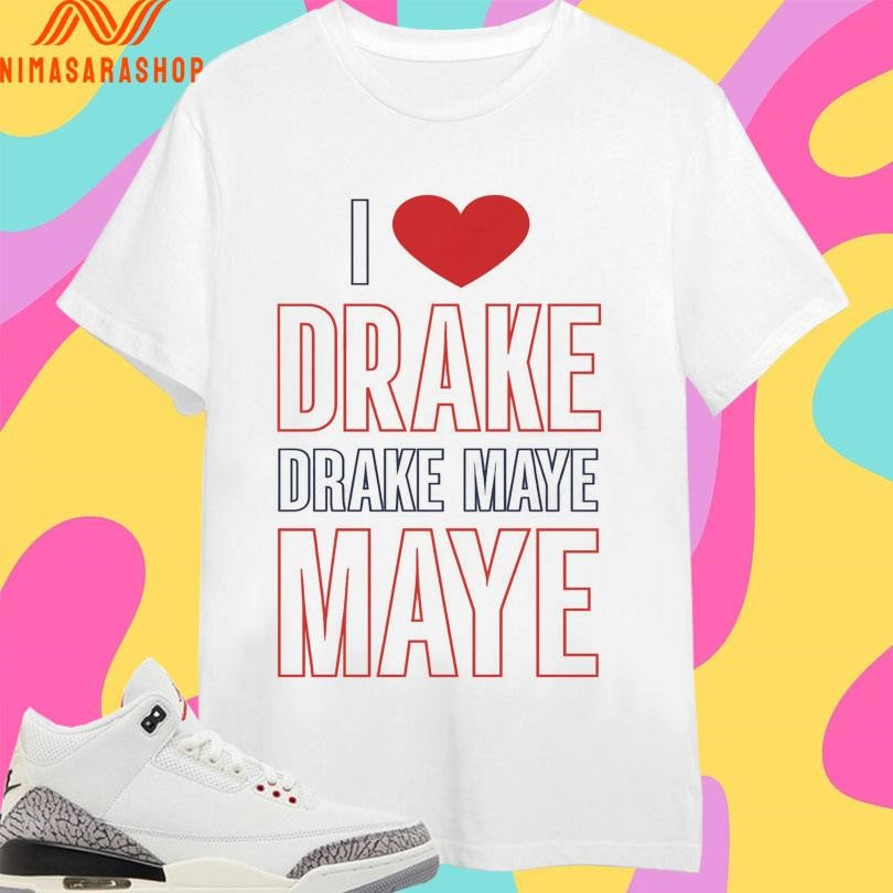 I Love Drake Maye Qb1 Fan Shirts