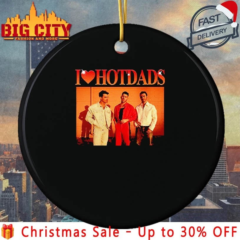 I Love Hot Dads Jonas Brothers photo shirt