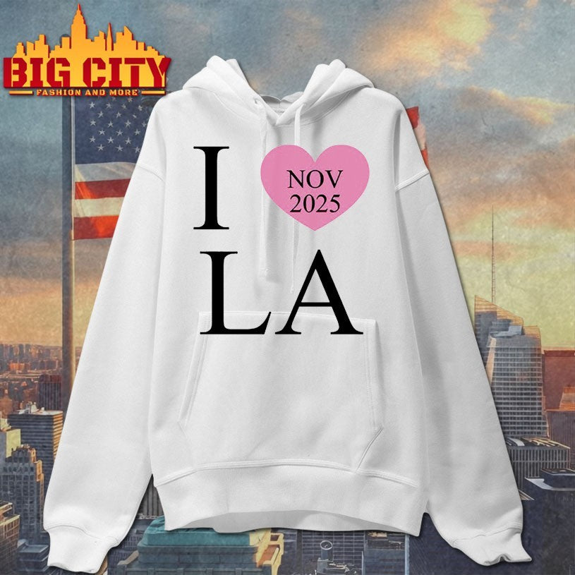 I Love La Nov 2025 shirts