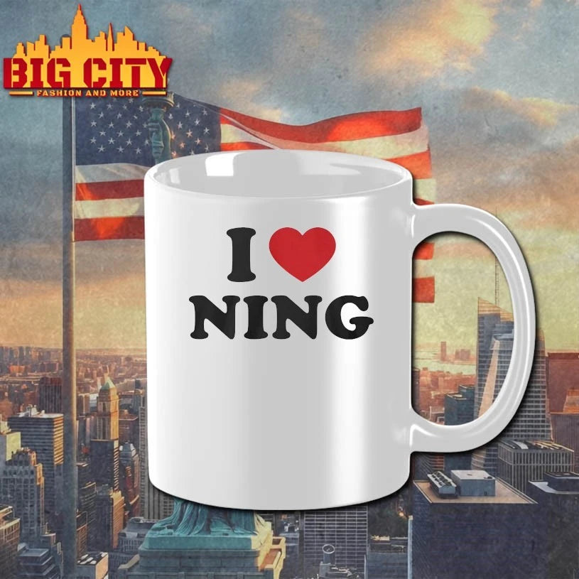 I Love Ning, I Heart Ning shirts