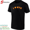 I Love Nyx New York Knicks NBA parody shirt