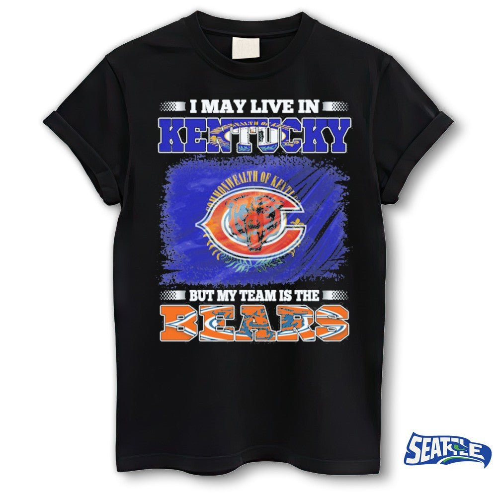 I May Live in Kentucky Commonwealth But My Team Is the Bears 2026 shirt