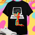 I Must Log On Skeleton Neon Shirts