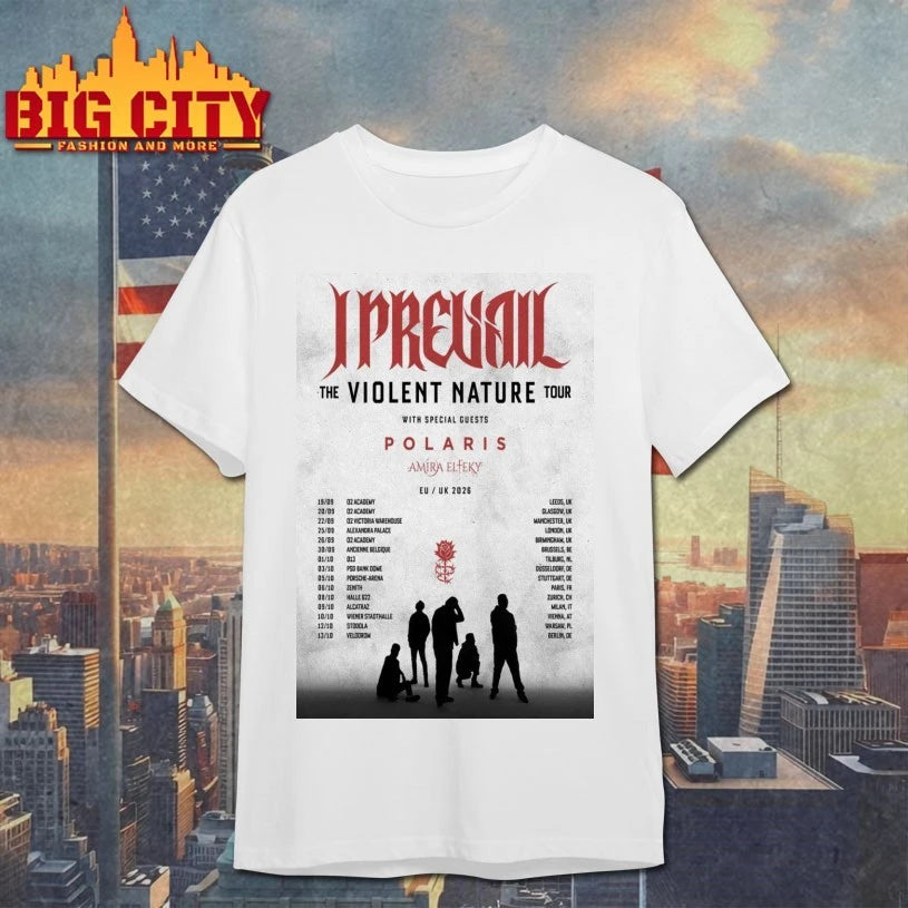 I Prevail EU UK Tour 2025 Poster Shirt