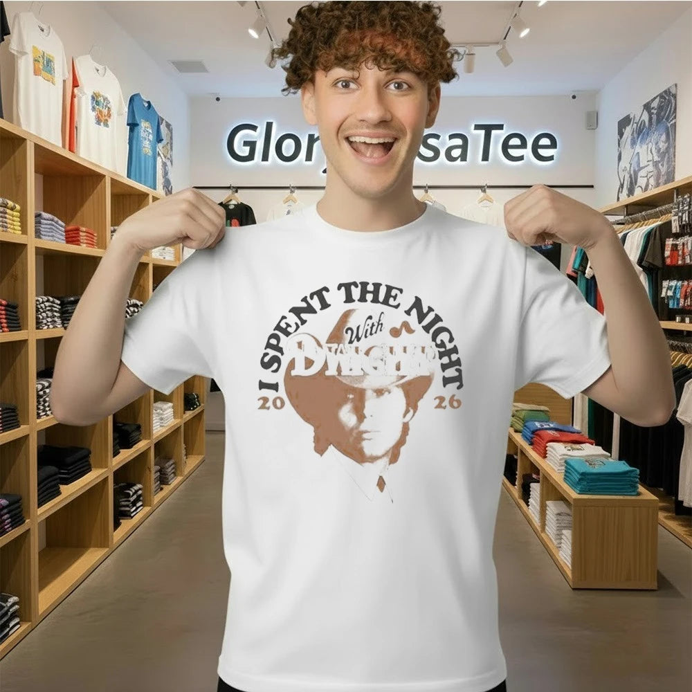 I Spent The Night With Dwight 2026 Shirt