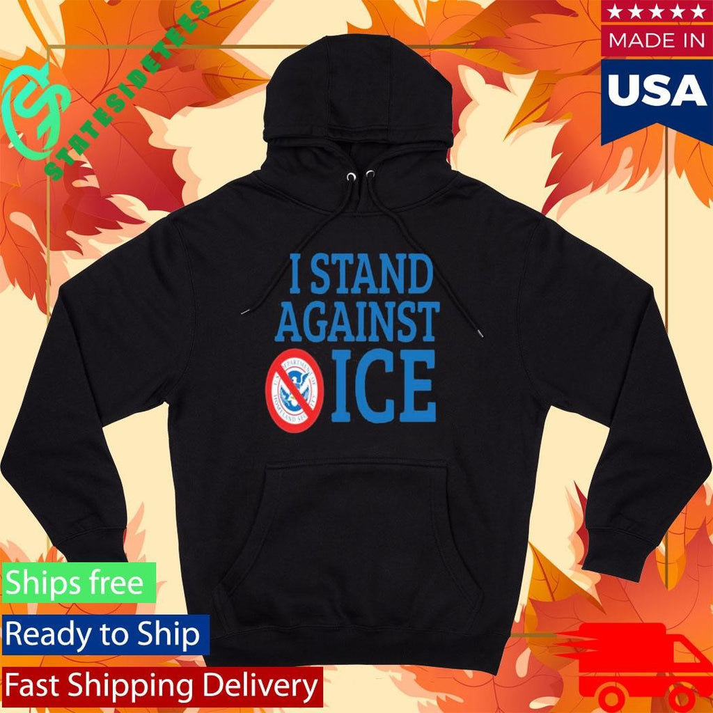 I Stand Against Ice Black Shirt