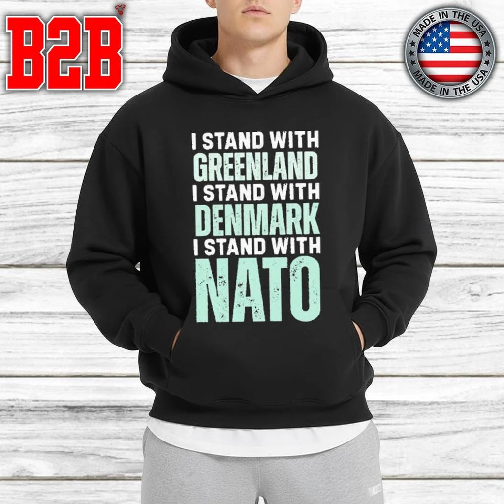 I Stand With Greenland Denmark NATO Shirt