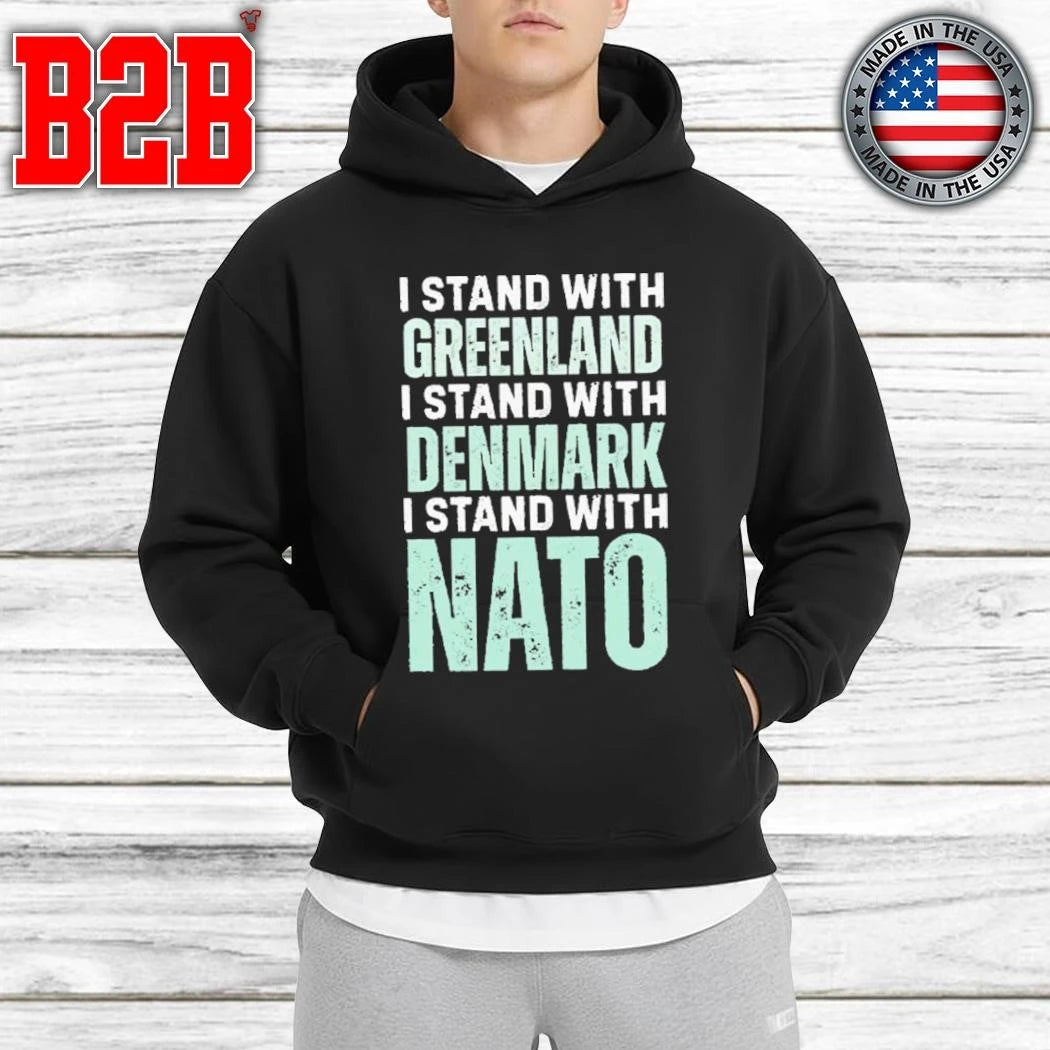 I Stand With Greenland Denmark NATO Shirt
