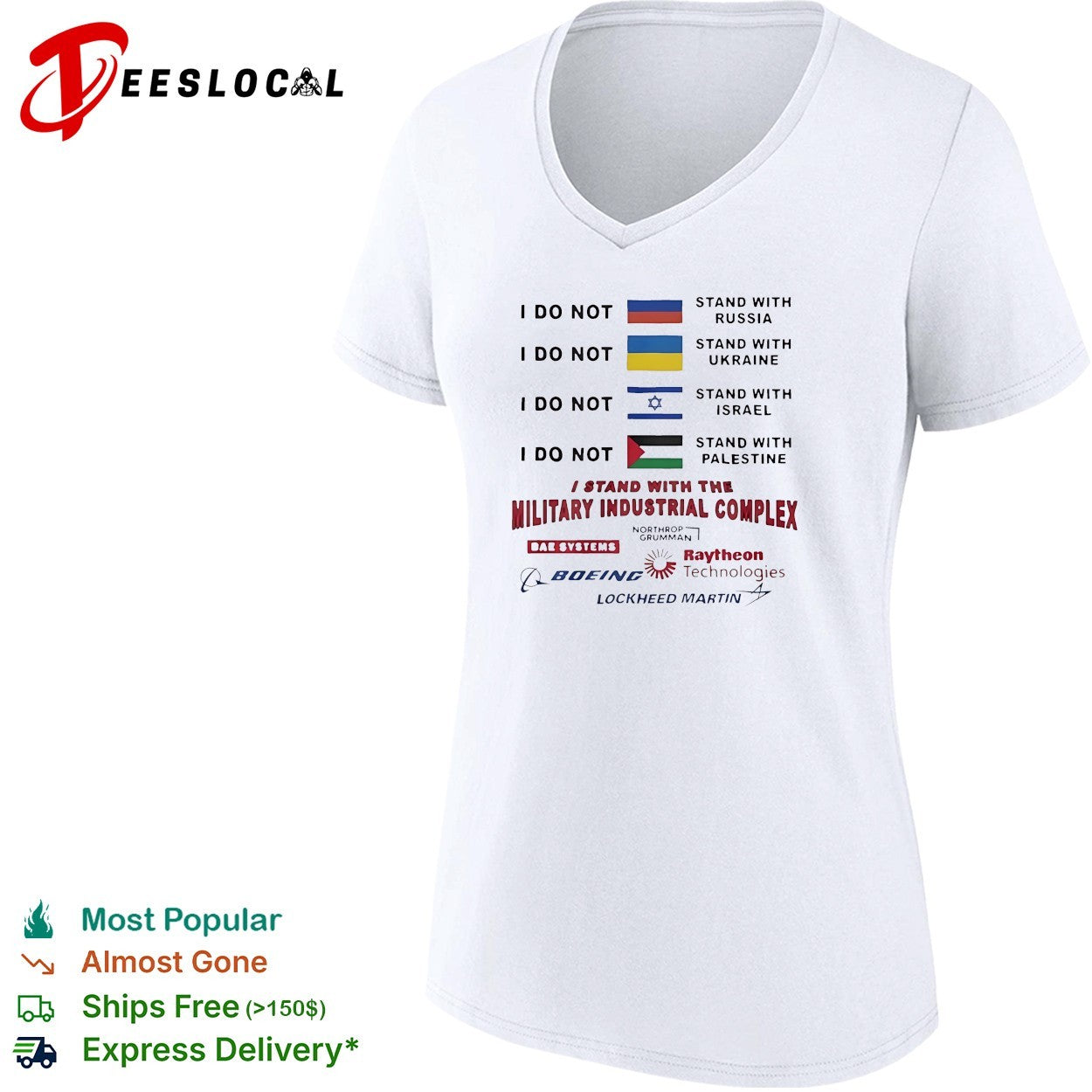 I Stand With The Military Industrial Complex shirt