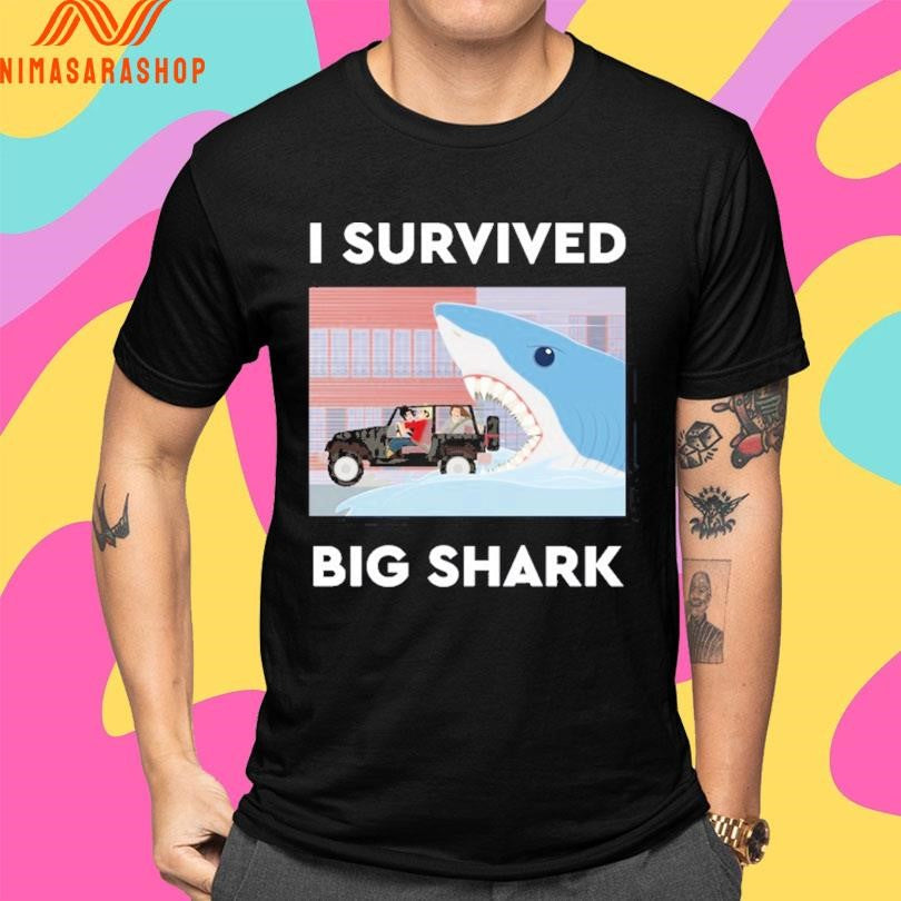 I Survived Big Shark Shirts