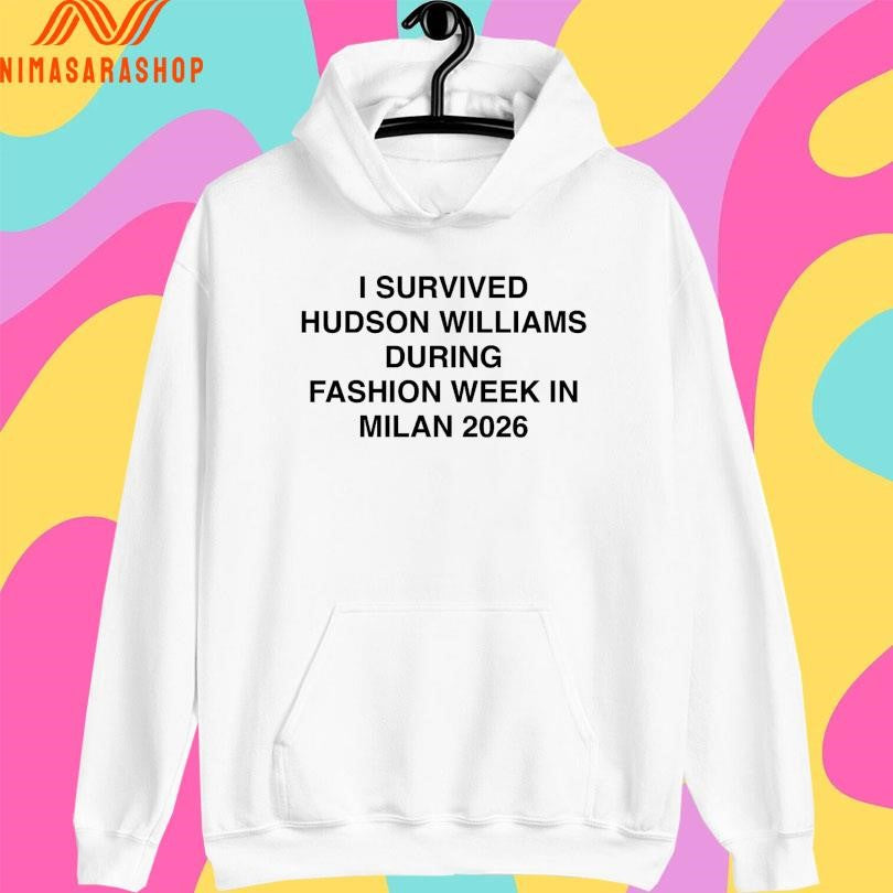I Survived Hudson Williams During Fashion Week In Milan 2026 Shirts