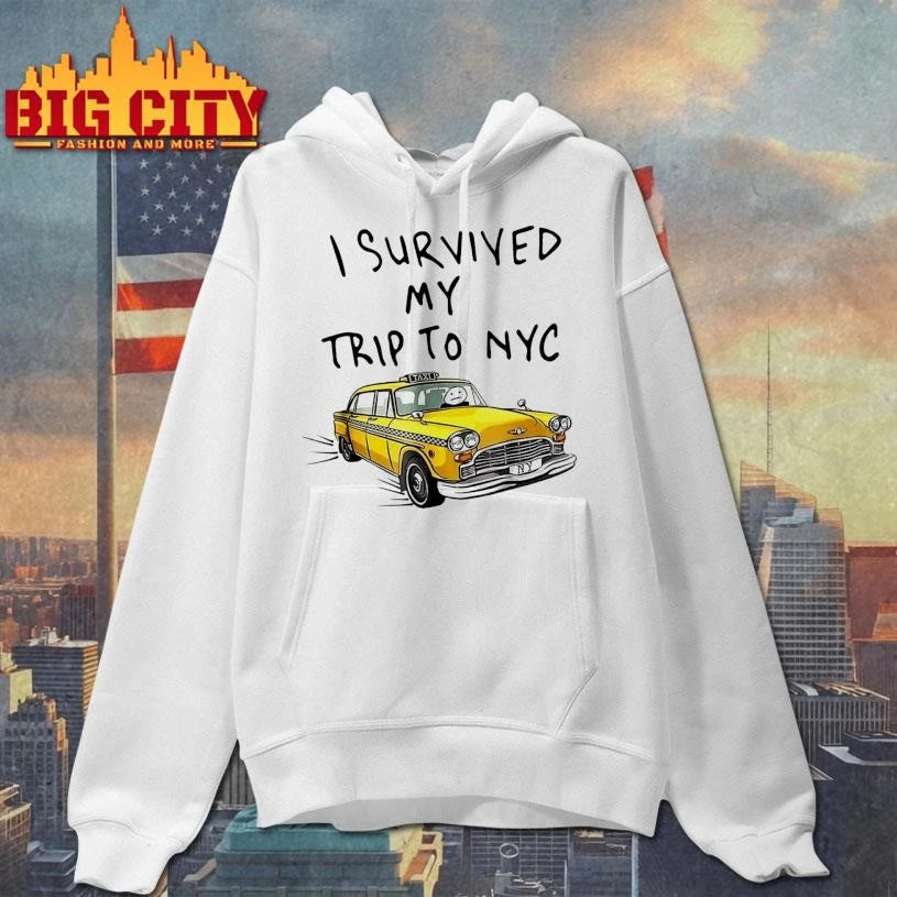 I Survived My Trip To NYC Funny Retro New York Shirt