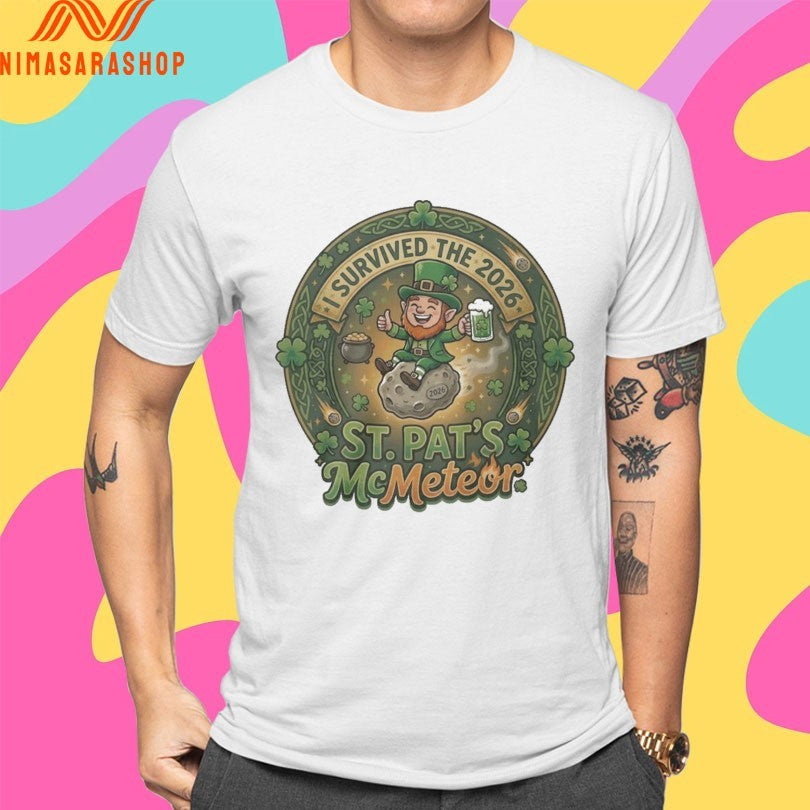 I Survived The 2026 St Patrick’s Day 2026 Mc Meteor Shirts