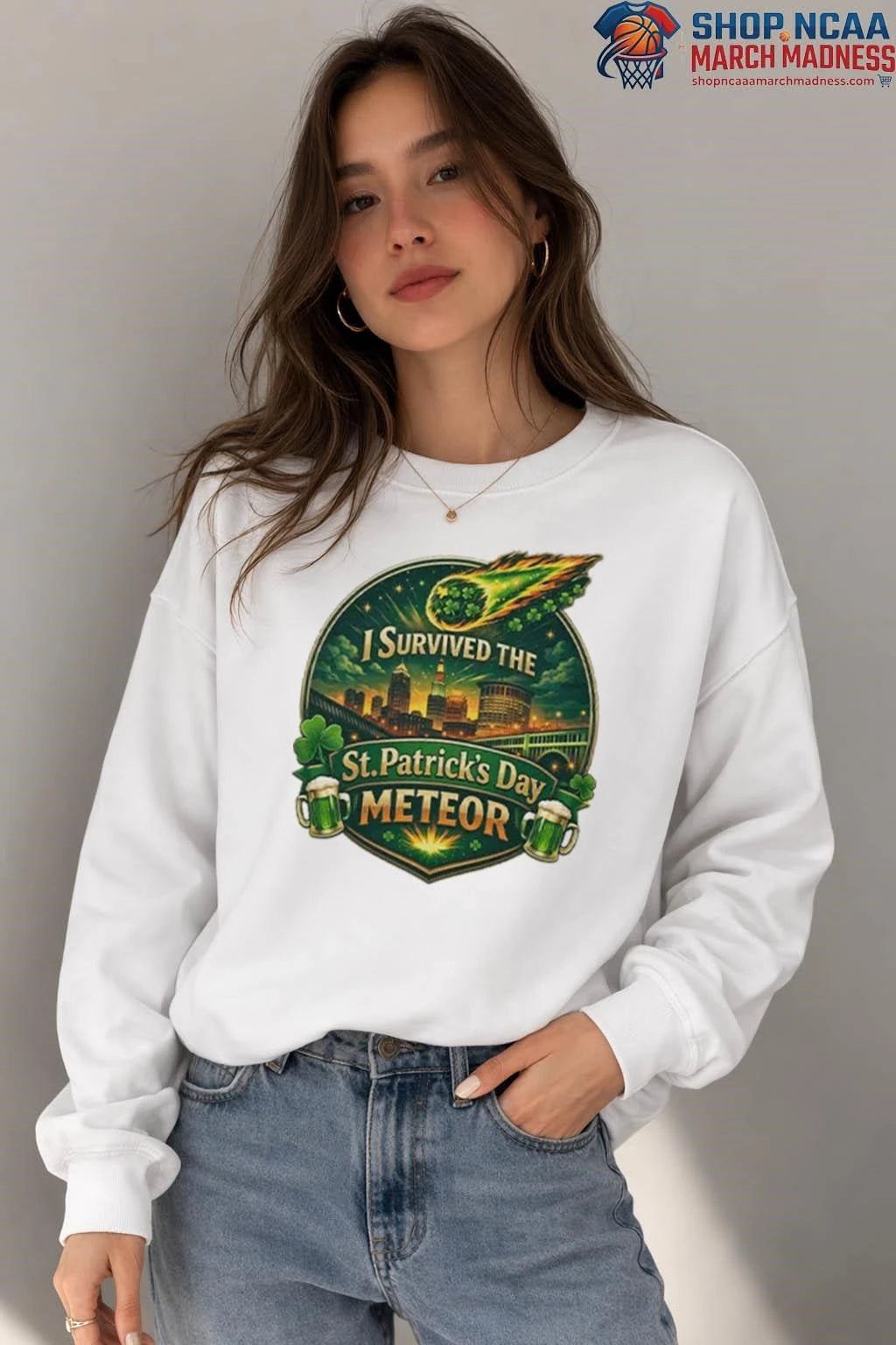 I Survived The St. Patrick’s Day Meteor 2026 Shirt St. Patrick’s Day 2026