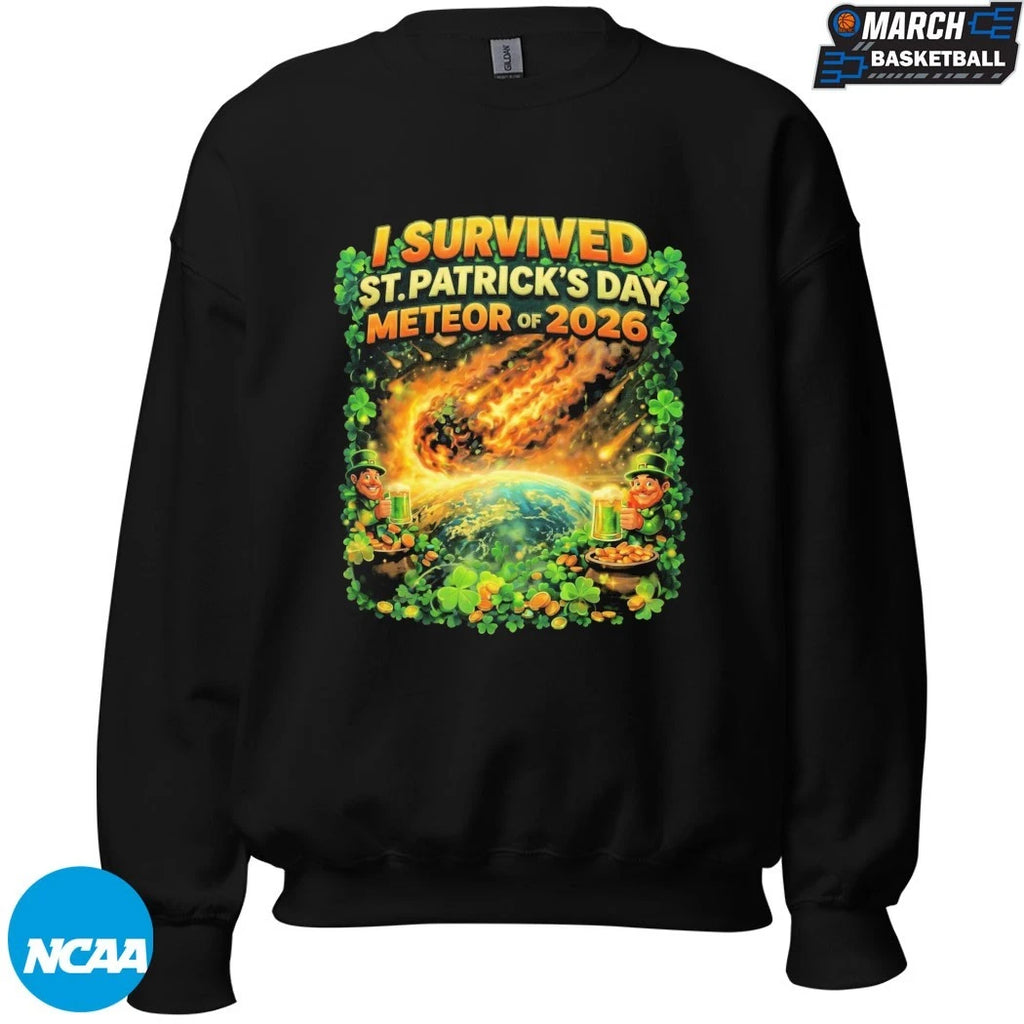 I Survived the St. Patrick’s Day Meteor Of 2026 Ohio Fireball T-Shirts
