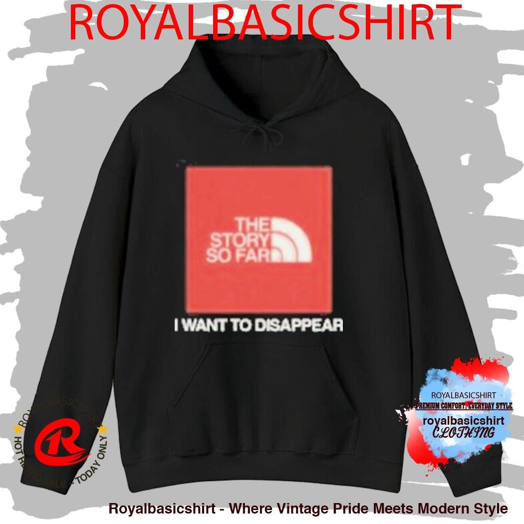 I Want To Disappear Stacked Logo Shirt
