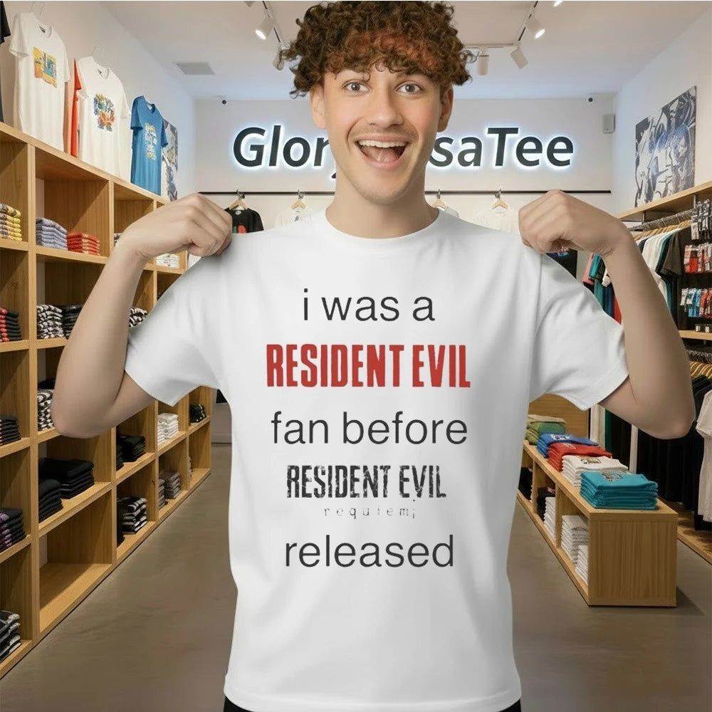 I Was A Resident Evil Fan Before Resident Evil Requiem Released Shirt