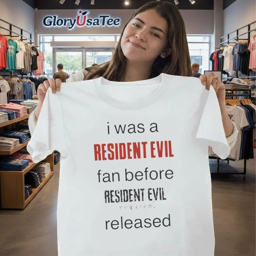 I Was A Resident Evil Fan Before Shirt