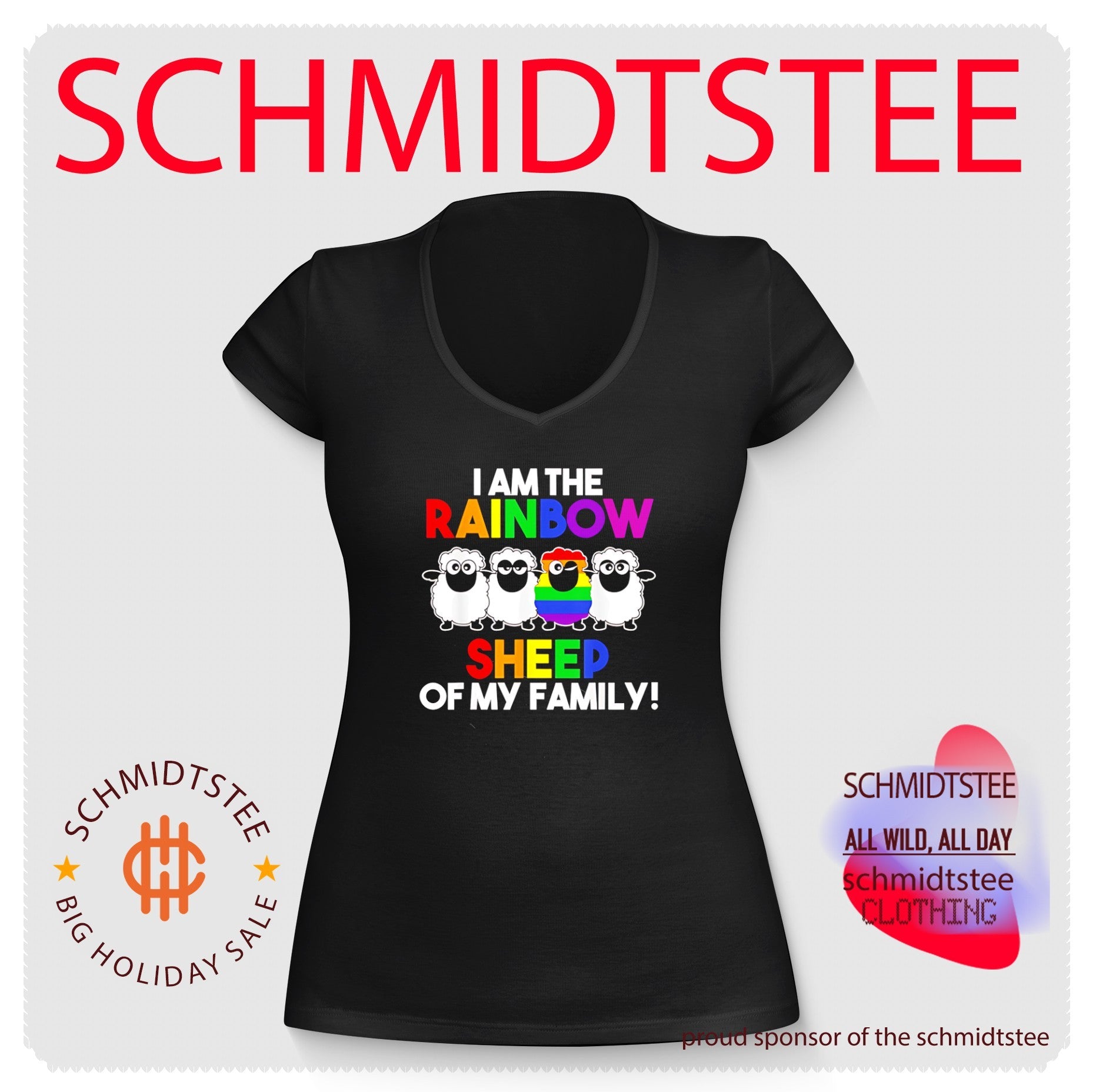 I am the rainbow sheep of my family shirt