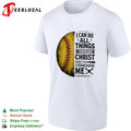 I can do all things through Christ softball Philippians shirt