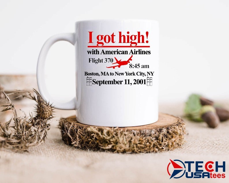 I got high with American Airlines Flight 370 shirt