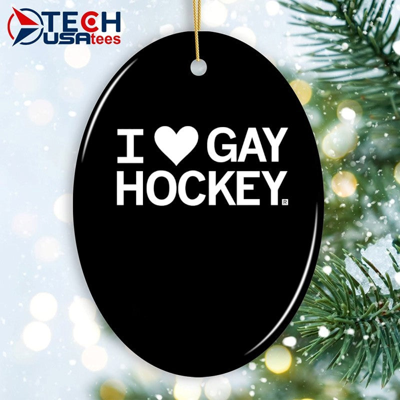 I heart gay hockey shirt