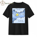 I know I was made this But these are some big waves paint Rubber duck tee