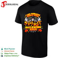 I like romantic strolls down Spirit Halloween aisles Grim Reaper pumpkin shirt