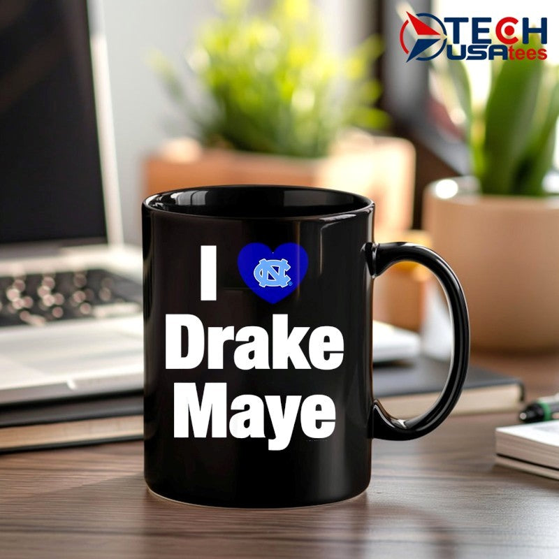 I love Drake Maye UNC Football shirt